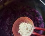 A picture of step 3 of Jamun Popsicles.