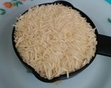 A picture of step 1 of Dal Khichdi.