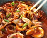 Foto langkah ke 5 dari resep Cumi saos asam manis.