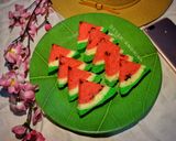 Foto langkah ke 7 dari resep Bolu semangka kukus 🍉🍉.