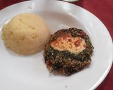 Foto del paso 5 de la receta: Hamburguesas veggies de espinaca y quinoa con puré de papas 🍔