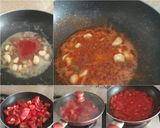 A picture of step 2 of Paneer Makhni.
