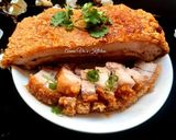 Hình bước làm 4 của món Heo quay giòn bì