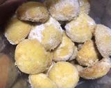 Foto langkah ke 5 dari resep Putri salju keju non mixer.