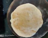 A picture of step 6 of Maharashtrian puran poli.
