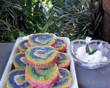 Foto langkah ke 4 dari resep Getuk Singkong Keju Pelangi.