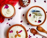 A picture of step 4 of Chaler Payesh / Bengali Kheer.