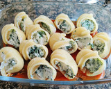 Foto del paso 5 de la receta: Lumacomis rellenos de espinacas y ricotta