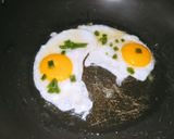 A picture of step 1 of Egg fried Rice with mayo garlic sauce.