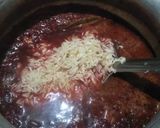 A picture of step 5 of Beetroot Pulao.