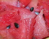 A picture of step 1 of Watermelon smoothie.
