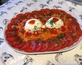 Une image de l'étape 6 de Salade de tomates et carottes à la burrata,huile de truffe et balsamique blanc.