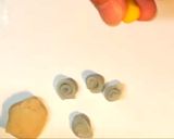 A picture of step 4 of Nerikiri Wagashi: Party cake.