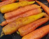 Une image de l'étape 2 de Carottes nouvelles rôties aux épices.
