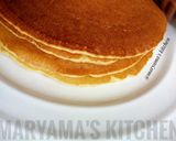 A picture of step 10 of Eggless pancake😍.