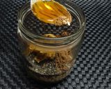 A picture of step 3 of Cocoa Peanut Butter Overnight Oats.
