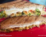A picture of step 5 of Grilled cheese paneer sandwich.
