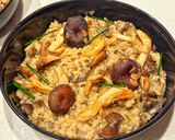 A picture of step 13 of Mushroom risotto.