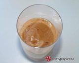 A picture of step 3 of Enjoyable frappé coffee.