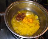 A picture of step 3 of Pumpkin (payasa) halwa.