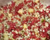 A picture of step 4 of Sabudana khichdi.
