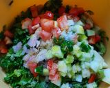 A picture of step 3 of Coriander Salad.