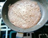 A picture of step 3 of Ragi dosa.