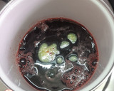 A picture of step 2 of Beetroot String Hoppers.