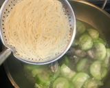 絲瓜鮮蚵麵線的食譜步驟4照片