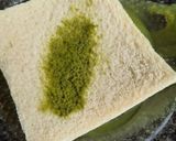 Foto langkah ke 1 dari resep Dessert Box Roti Tawar Matcha.