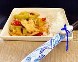 Foto del paso 6 de la receta: Curry rojo de pollo y verduras