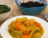 Hình bước làm 7 của món Cà ri ức gà🥘
