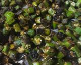 A picture of step 4 of Chatpati Okra...