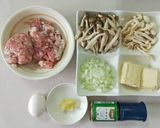 漢堡排佐野菇的食譜步驟1照片