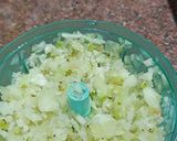 A picture of step 3 of Chow Chow Bhorta.