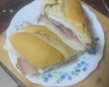 Foto del paso 1 de la receta: Bocadillo de pata asada y queso majorero