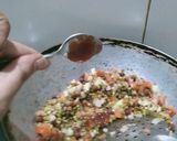 A picture of step 3 of Sprout chaat.