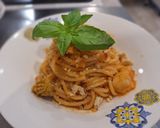 A picture of step 5 of Risotto-Style Spaghetti with Romanesco and Pancetta.