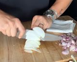 Hình bước làm 1 của món Miến Xào Cua