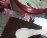 A picture of step 15 of Quaid e Azam police Medal QPM coffee cake.