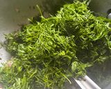 A picture of step 2 of Dil Leaves Stir Fry.