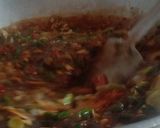 A picture of step 6 of Dry Manchurian.