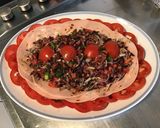 Une image de l'étape 10 de Salade composée à la mortadelle de Bologne farcie.