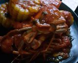 Foto langkah ke 6 dari resep Udang + Kepiting Saos Padang.