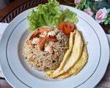 Foto langkah ke 6 dari resep Nasi Goreng Udang.