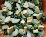 Foto del paso 1 de la receta: Ensalada verde con dátiles y queso de cabra