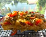 รูปขั้นตอนการทำที่ 4 ของ Pumpkin Foccacia with Capers Sherry Tomato and Pumpkin Seed + Onion🍞🍅🎃