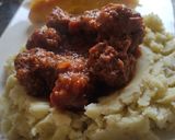 Foto del paso 4 de la receta: Albóndigas con salsa y puré