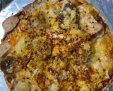 Gambar langkah 6 resipi Pizza quinoa wrap.