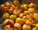 A picture of step 5 of Ripe gumberry's sabzi (Jain recipe).